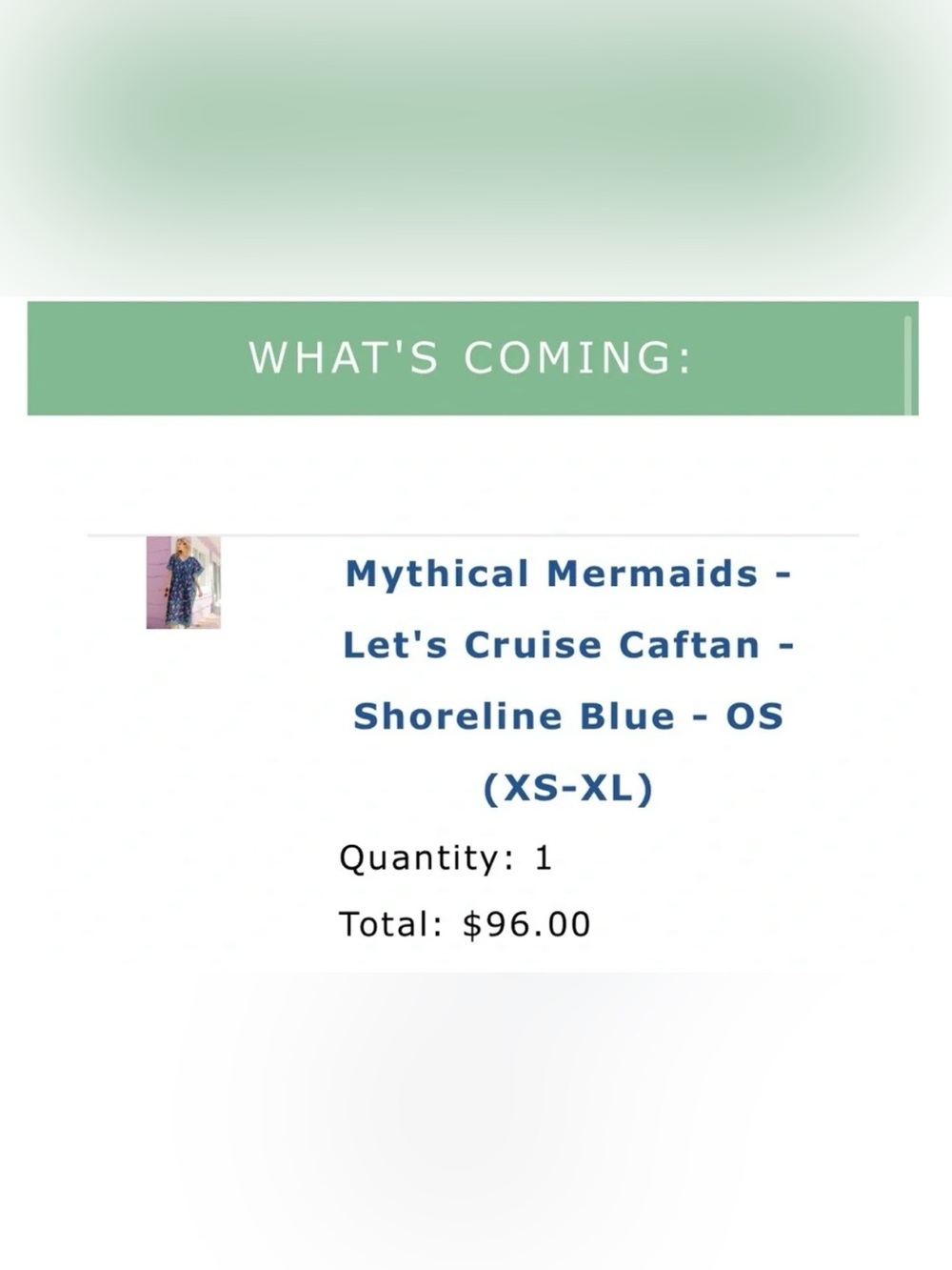 Print Fresh Mythical Mermaids Let’s Cruise Caftan Coastal Beach Organic Cotton - Picture 12 of 16